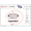 Brembo | Bremsbelagsatz, Scheibenbremse | P 59 057