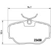 Brembo | Bremsbelagsatz, Scheibenbremse | P 44 009