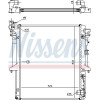 Nissens | Kühler, Motorkühlung | 62896