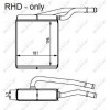 NRF | Wärmetauscher, Innenraumheizung | 54226