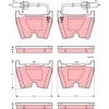TRW | Bremsbelagsatz, Scheibenbremse | GDB1507