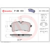 Brembo | Bremsbelagsatz, Scheibenbremse | P 85 151