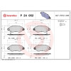 Brembo | Bremsbelagsatz, Scheibenbremse | P 24 052