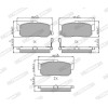 Ferodo | Bremsbelagsatz, Scheibenbremse | FDB796