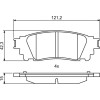 BOSCH | Bremsbelagsatz, Scheibenbremse | 0 986 494 822