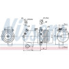 Nissens | Kompressor, Klimaanlage | 89133