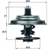 Mahle | Thermostat, Kühlmittel | TX 23 71D