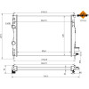 NRF | Kühler, Motorkühlung | 53756A