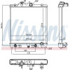 Nissens | Kühler, Motorkühlung | 63340