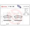 Brembo | Bremsbelagsatz, Scheibenbremse | P 50 125