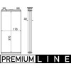 Mahle | Wärmetauscher, Innenraumheizung | AH 5 000P