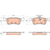 TRW | Bremsbelagsatz, Scheibenbremse | GDB2055