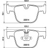 Hella Pagid | Bremsbelagsatz, Scheibenbremse | 8DB 355 019-781