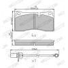 Ferodo | Bremsbelagsatz, Scheibenbremse | FDB4195