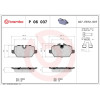 Brembo | Bremsbelagsatz, Scheibenbremse | P 06 037