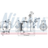 Nissens | Kompressor, Klimaanlage | 89034