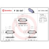 Brembo | Bremsbelagsatz, Scheibenbremse | P 30 047