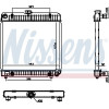 Nissens | Kühler, Motorkühlung | 62740