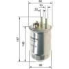 BOSCH | Kraftstofffilter | 0 450 906 407