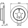 BOSCH | Bremsscheibe | 0 986 479 268