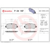 Brembo | Bremsbelagsatz, Scheibenbremse | P 24 187