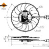 NRF | Lüfter, Motorkühlung | 470051