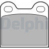 Delphi | Bremsbelagsatz, Scheibenbremse | LP21