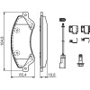 BOSCH | Bremsbelagsatz, Scheibenbremse | 0 986 494 613