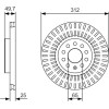 BOSCH | Bremsscheibe | 0 986 479 C29