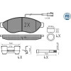 Meyle | Bremsbelagsatz, Scheibenbremse | 025 244 6819-1/PD