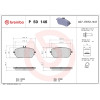 Brembo | Bremsbelagsatz, Scheibenbremse | P 50 146