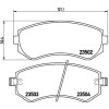 Brembo | Bremsbelagsatz, Scheibenbremse | P 56 039