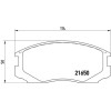 Brembo | Bremsbelagsatz, Scheibenbremse | P 54 015