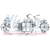 Nissens | Kompressor, Klimaanlage | 89245