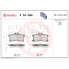 Brembo | Bremsbelagsatz, Scheibenbremse | P 83 084