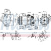 Nissens | Kompressor, Klimaanlage | 890144