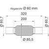 Ernst | Flexrohr, Abgasanlage | 460255