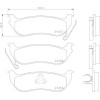 Brembo | Bremsbelagsatz, Scheibenbremse | P 37 009