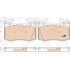 TRW | Bremsbelagsatz, Scheibenbremse | GDB1948