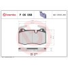 Brembo | Bremsbelagsatz, Scheibenbremse | P 06 068