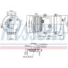 Nissens | Kompressor, Klimaanlage | 890050