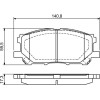 BOSCH | Bremsbelagsatz, Scheibenbremse | 0 986 494 218