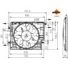 NRF | Lüfter, Motorkühlung | 470073