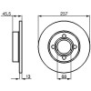 BOSCH | Bremsscheibe | 0 986 478 016