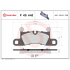 Brembo | Bremsbelagsatz, Scheibenbremse | P 65 042