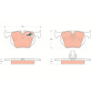TRW | Bremsbelagsatz, Scheibenbremse | GDB1530