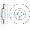 Delphi | Bremsscheibe | BG4454