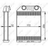 NRF | Wärmetauscher, Innenraumheizung | ohne Rohr | 54287