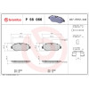 Brembo | Bremsbelagsatz, Scheibenbremse | P 56 066