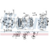 Nissens | Kompressor, Klimaanlage | 89362